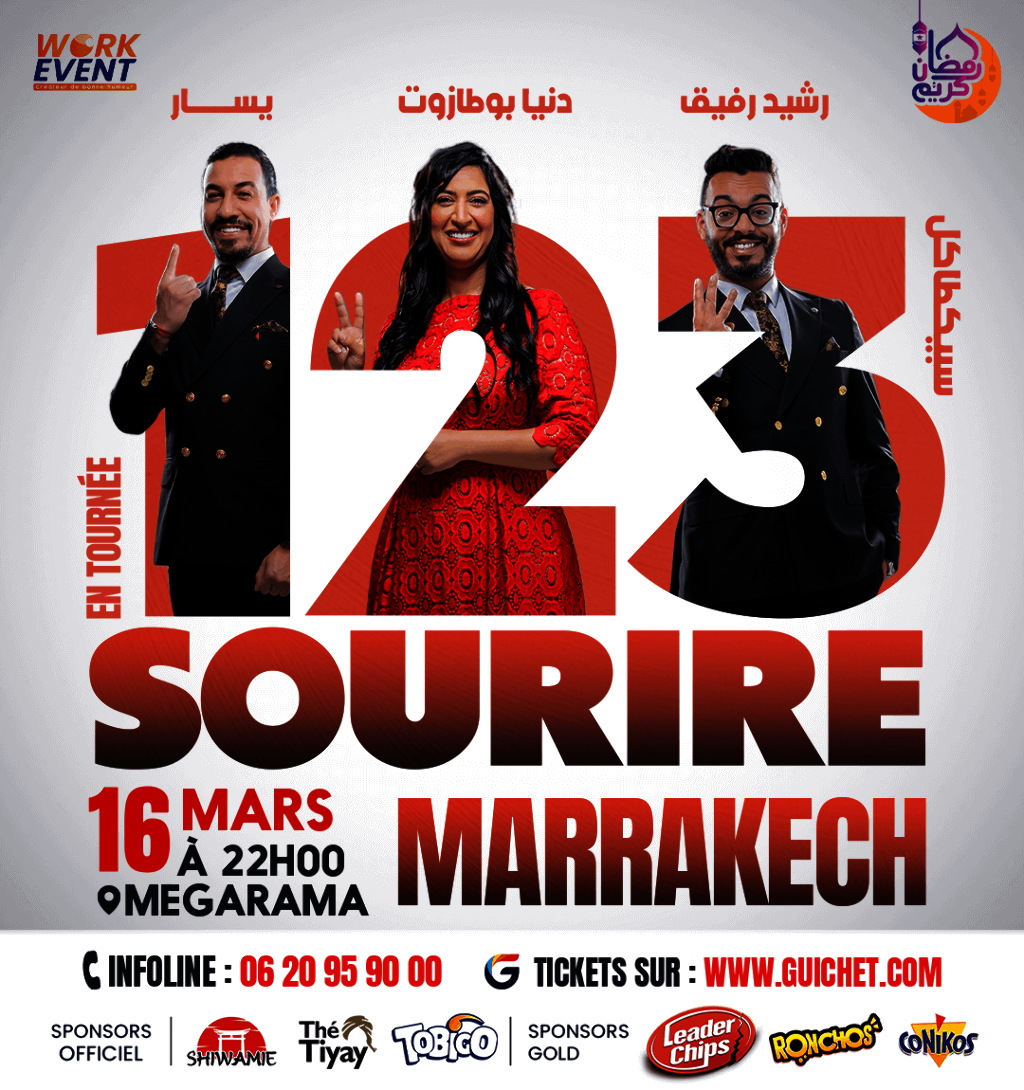 Affiche de 1.2.3 Sourire à Marrakech