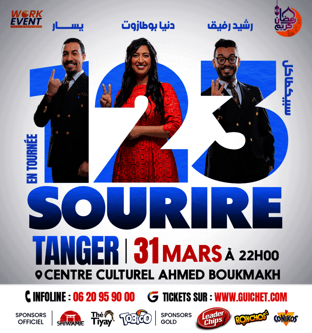 Affiche de 1.2.3 Sourire à Tanger