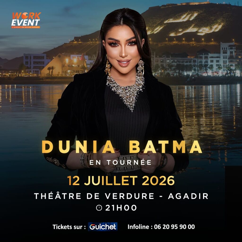Dunia Batma en Tournée à Agadir
