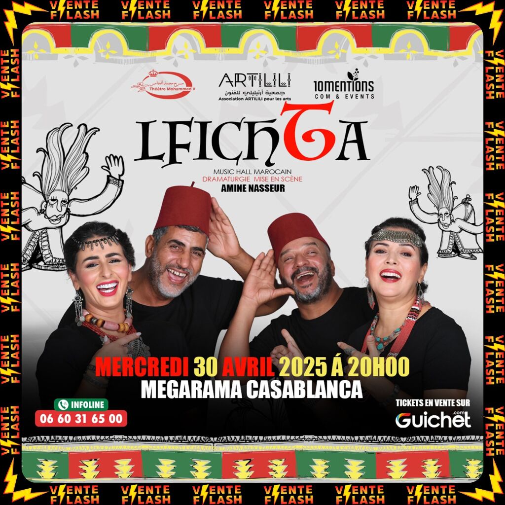 Affiche de Groupe "L'Fichta" est de retour à Casablanca