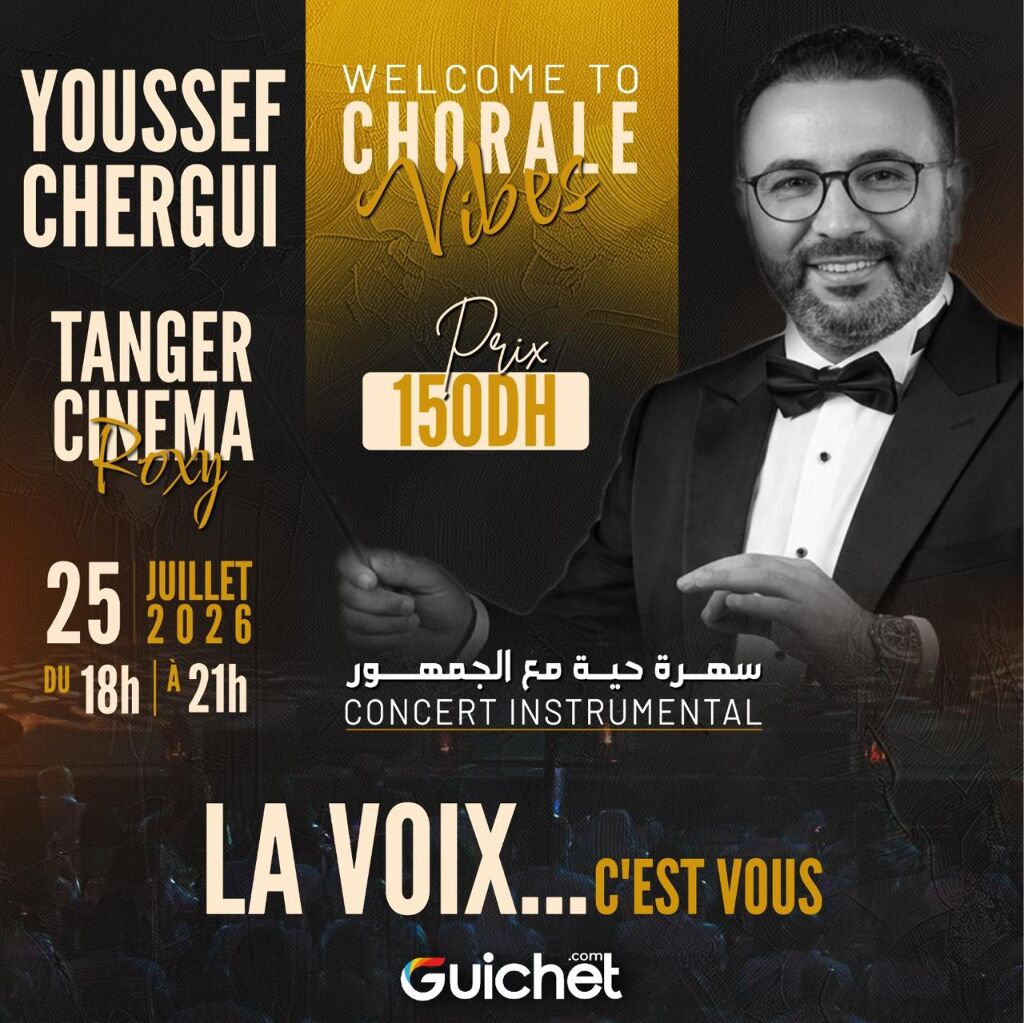 Concert Chorale Vibes à Tanger : "La Voix... C'est Vous" dirigé par Youssef Chergui !