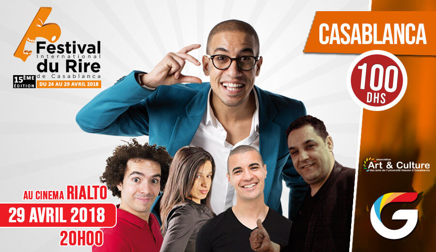 FESTIVAL INTERNATIONAL DU RIRE CASABLANCA : Yassar  avec les Guest-Stars et Rachidi Magicien illusionniste
