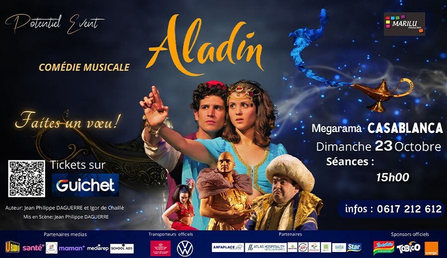 Affiche de Aladin  - Le Spectacle à Casablanca (15H)