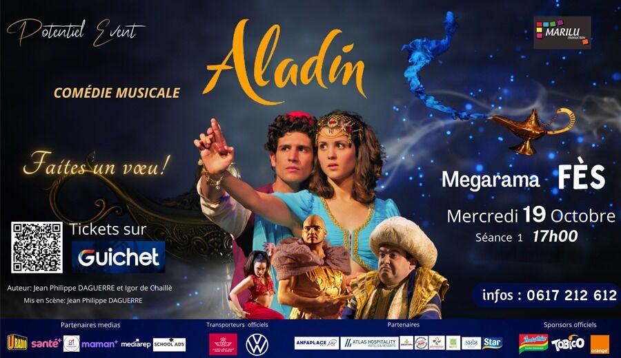 Affiche de Aladin  - Le Spectacle à Fes (17H)