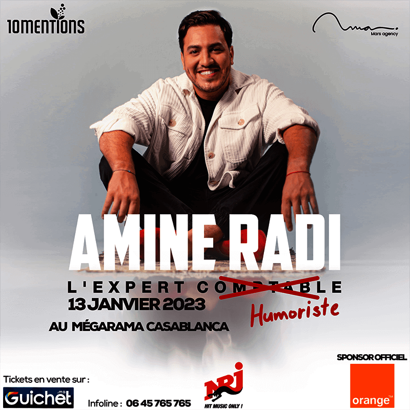 Affiche de Amine Radi -L'expert humoriste à Casablanca