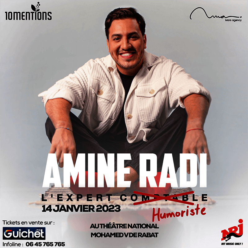 Affiche de Amine Radi -L'expert humoriste à Rabat