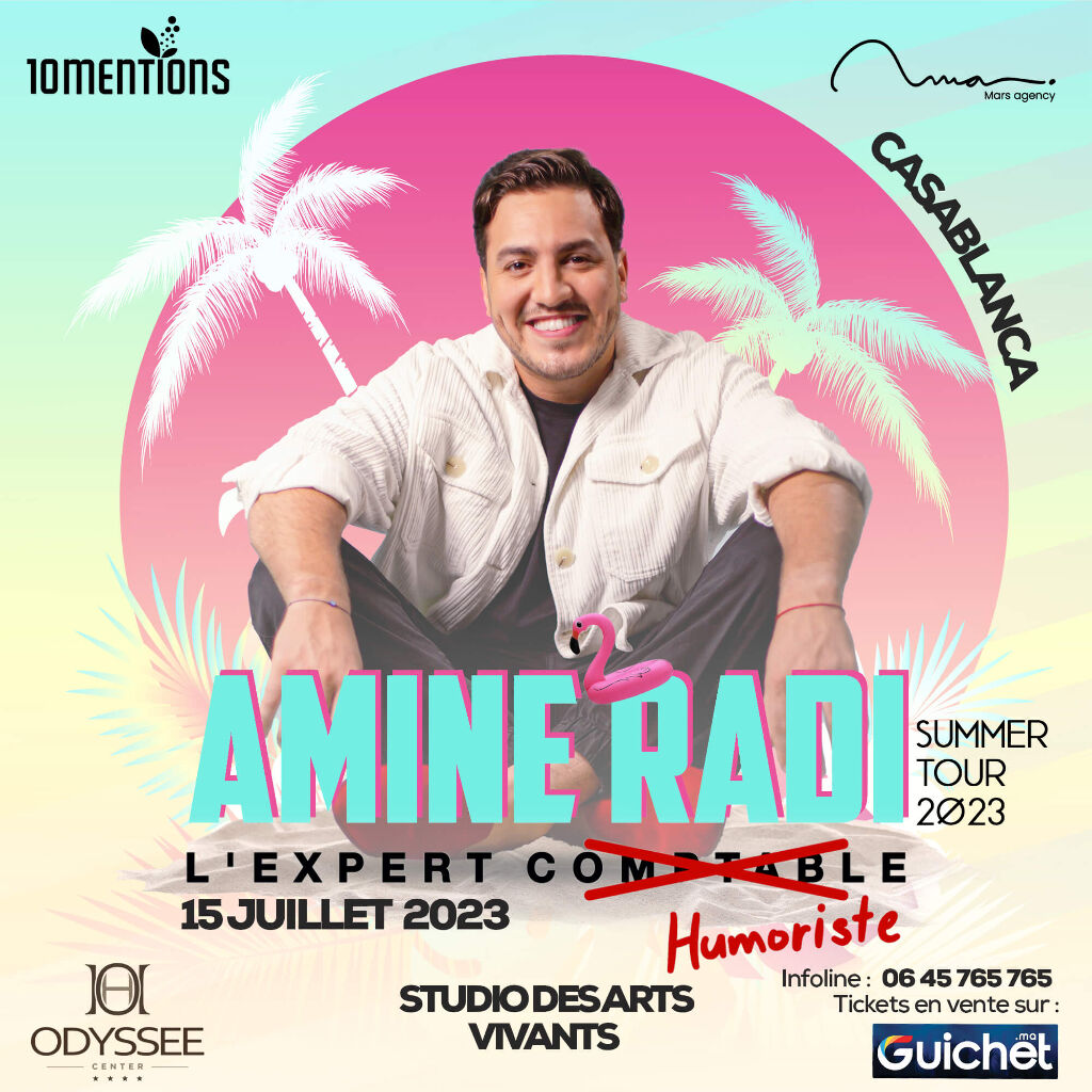 Affiche de Amine Radi "Summer Tour"  à Casablanca