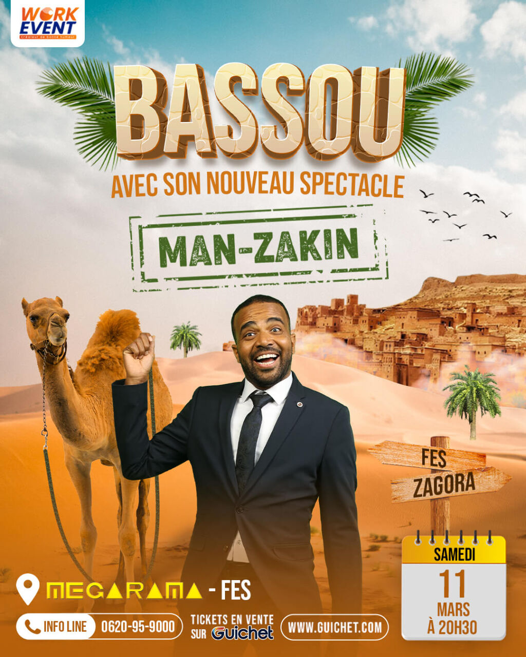 Affiche de Bassou - Man Zakin à Fes