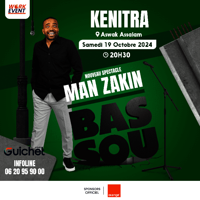 Affiche de Bassou - Man Zakin à Kenitra