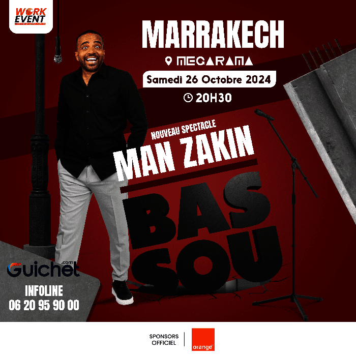 Affiche de Bassou - Man Zakin à Marrakech