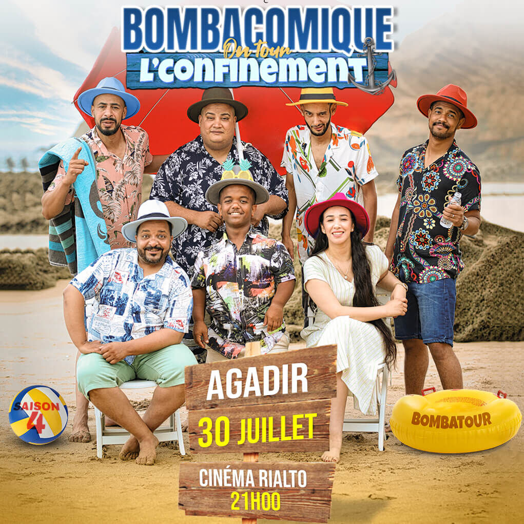 Affiche de Bombacomique à Agadir