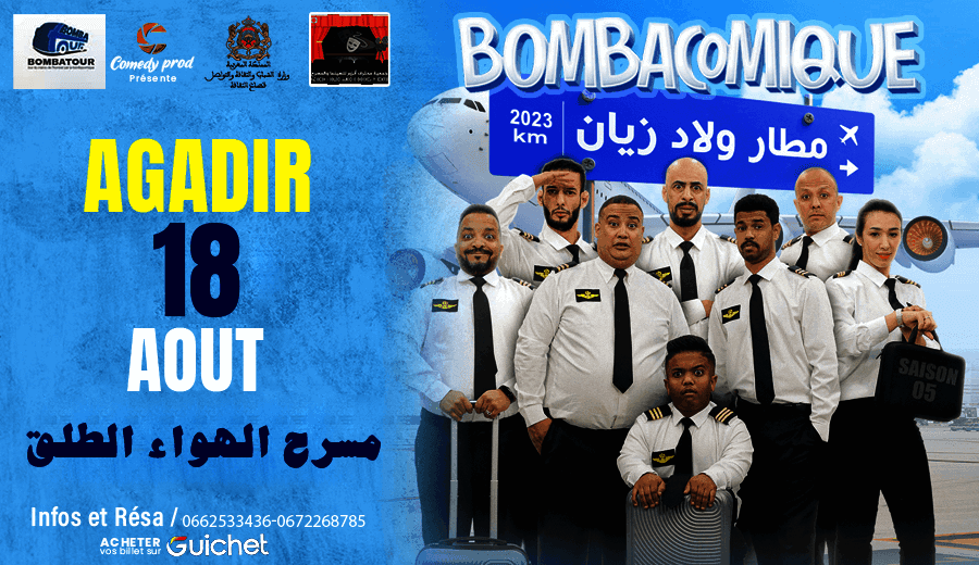 Affiche de Bombacomique à Agadir