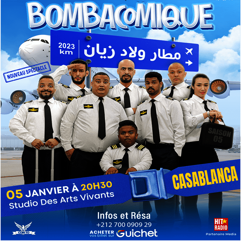 Affiche de Bombacomique à Casablanca