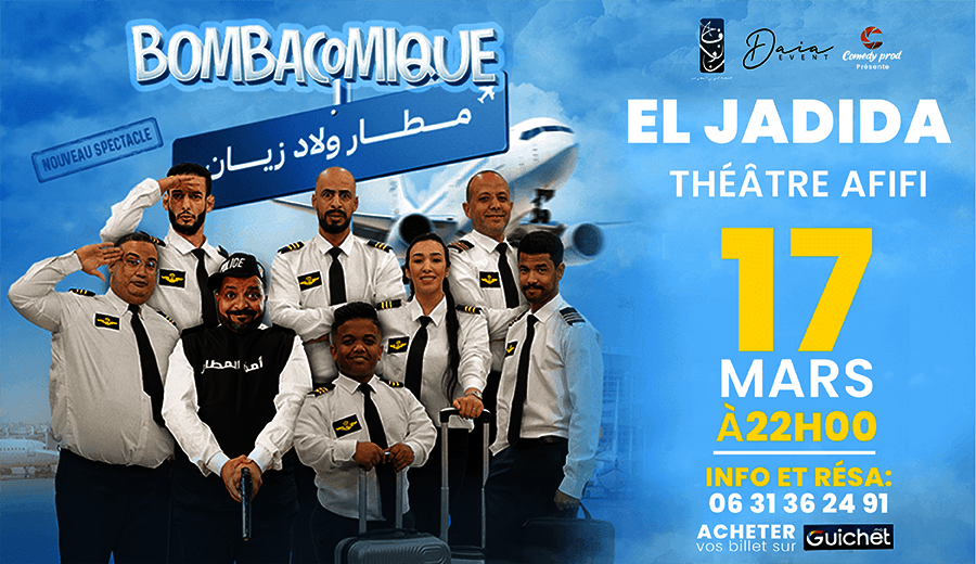 Affiche de BombaComique à El Jadida