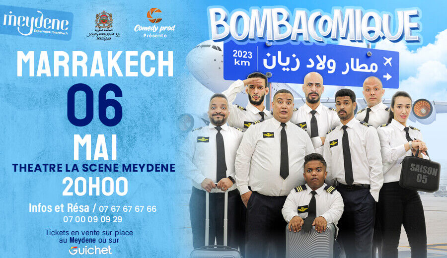 Affiche de Bombacomique à Marrakech