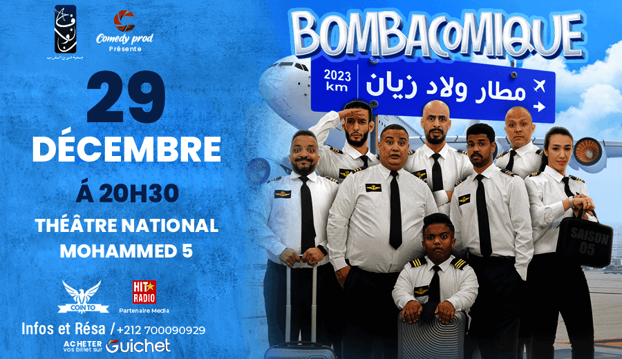 Affiche de Bombacomique à Rabat