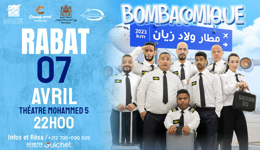 Affiche de Bombacomique à Rabat