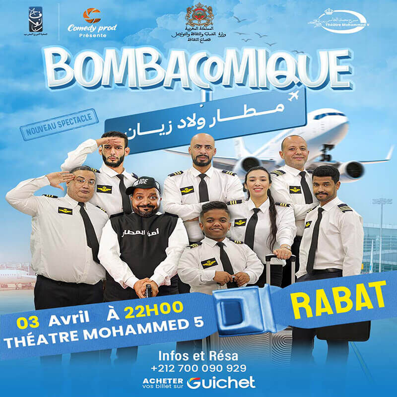 Affiche de BombaComique à Rabat