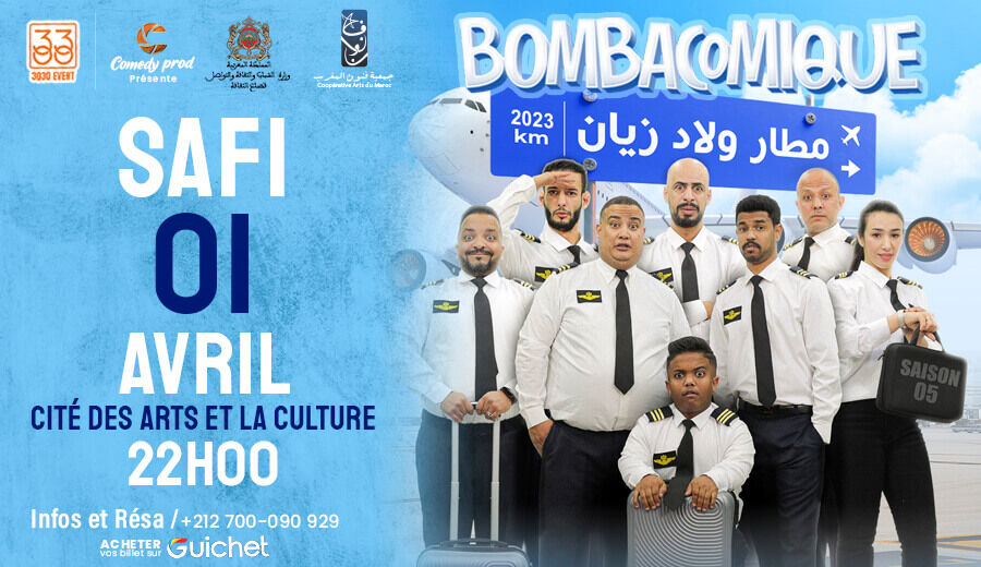 Affiche de Bombacomique à Safi (01 Avril)