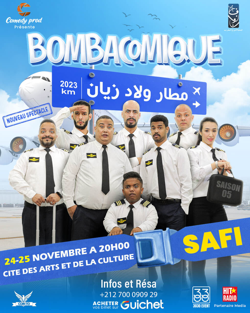 Affiche de Bombacomique à Safi