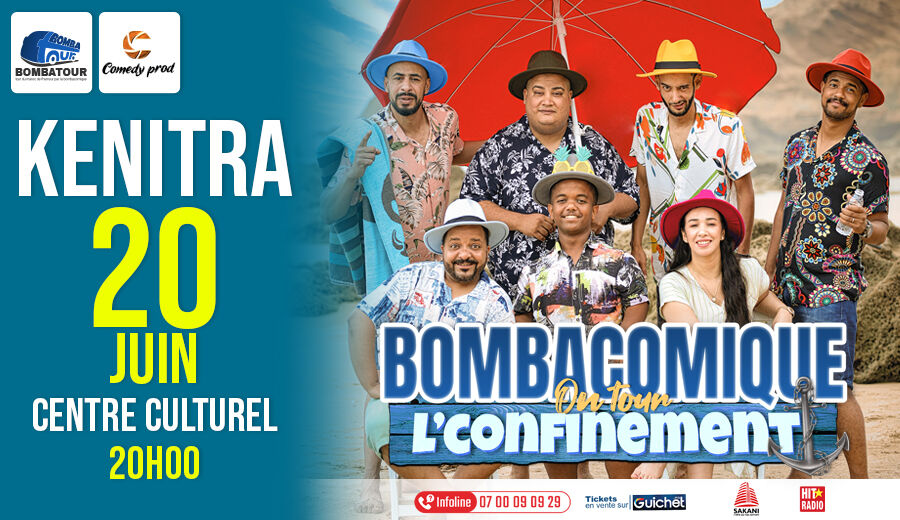 Affiche de Bombacomique '' L'confinement '' à Kenitra
