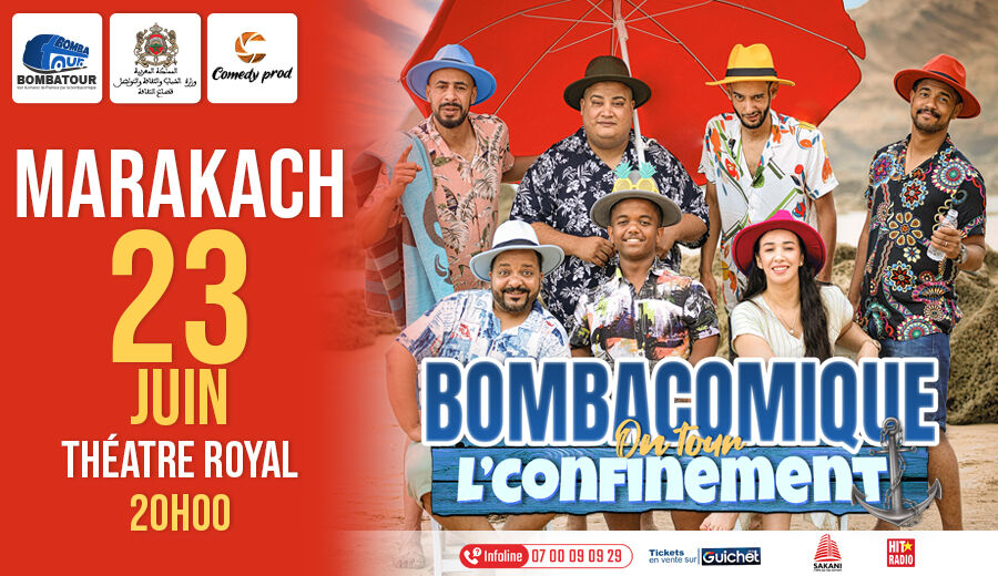 Affiche de Bombacomique à Marrakech
