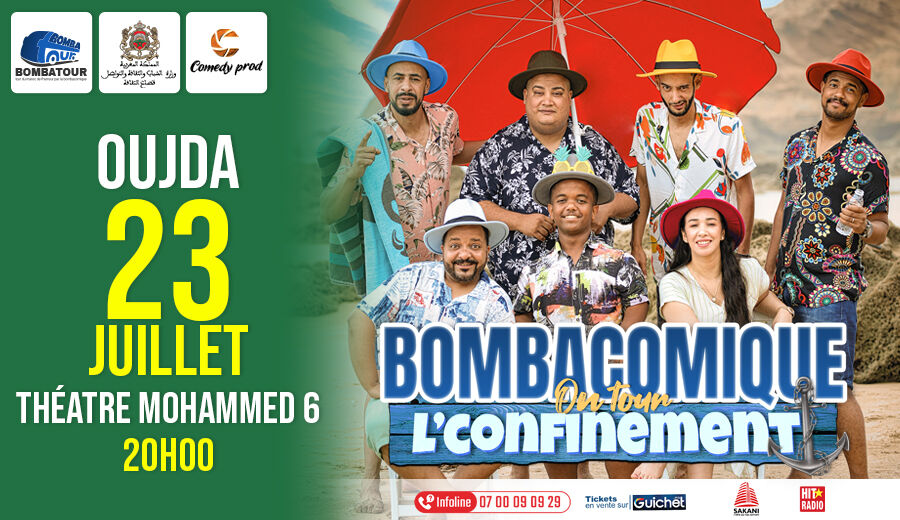 Affiche de Bombacomique '' L'confinement '' à Oujda