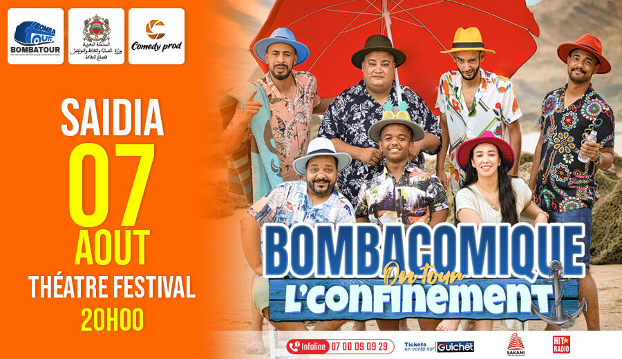 Affiche de Bombacomique '' L'confinement '' à  Saidia