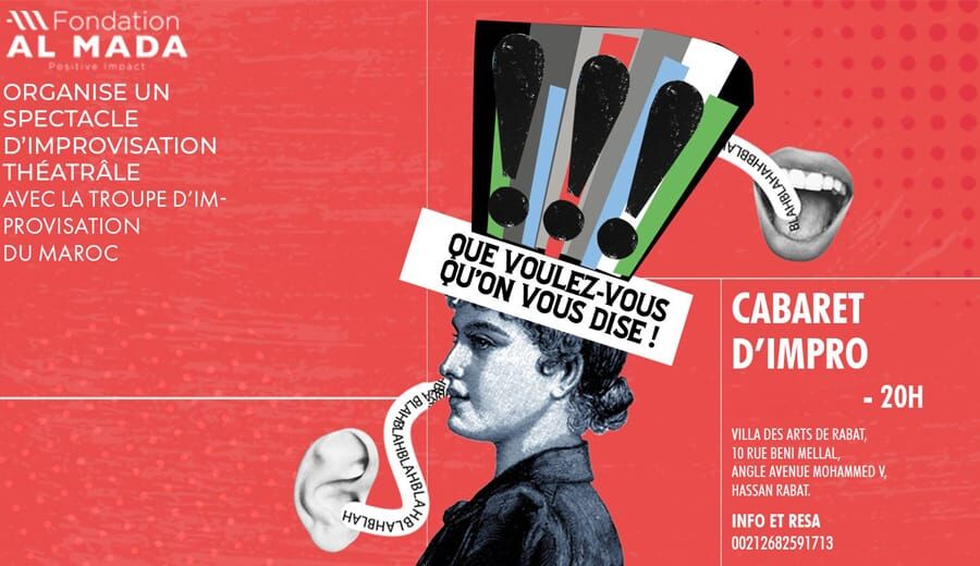 Affiche de Cabaret d’improvisation théâtrale