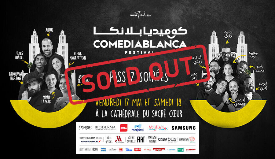 Affiche de ComediaBlanca Festival "Pass 2 soirées"