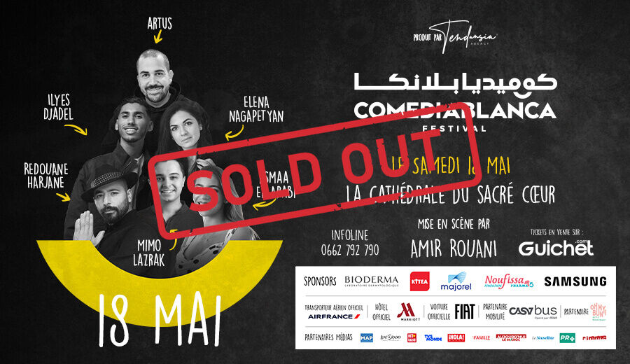 Affiche de ComediaBlanca Festival "Soirée Francophone"