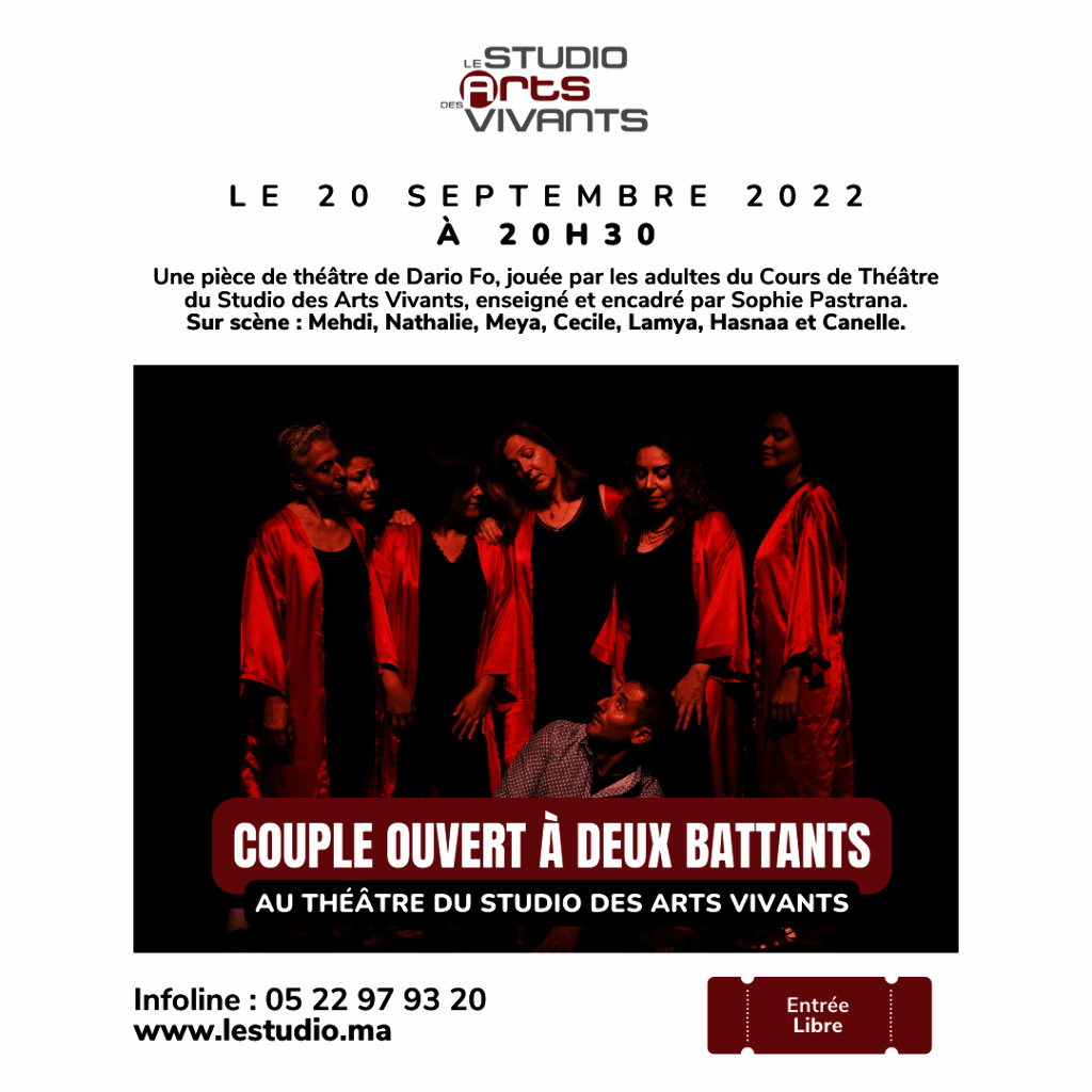 Affiche de COUPLE OUVERT À DEUX BATTANTS