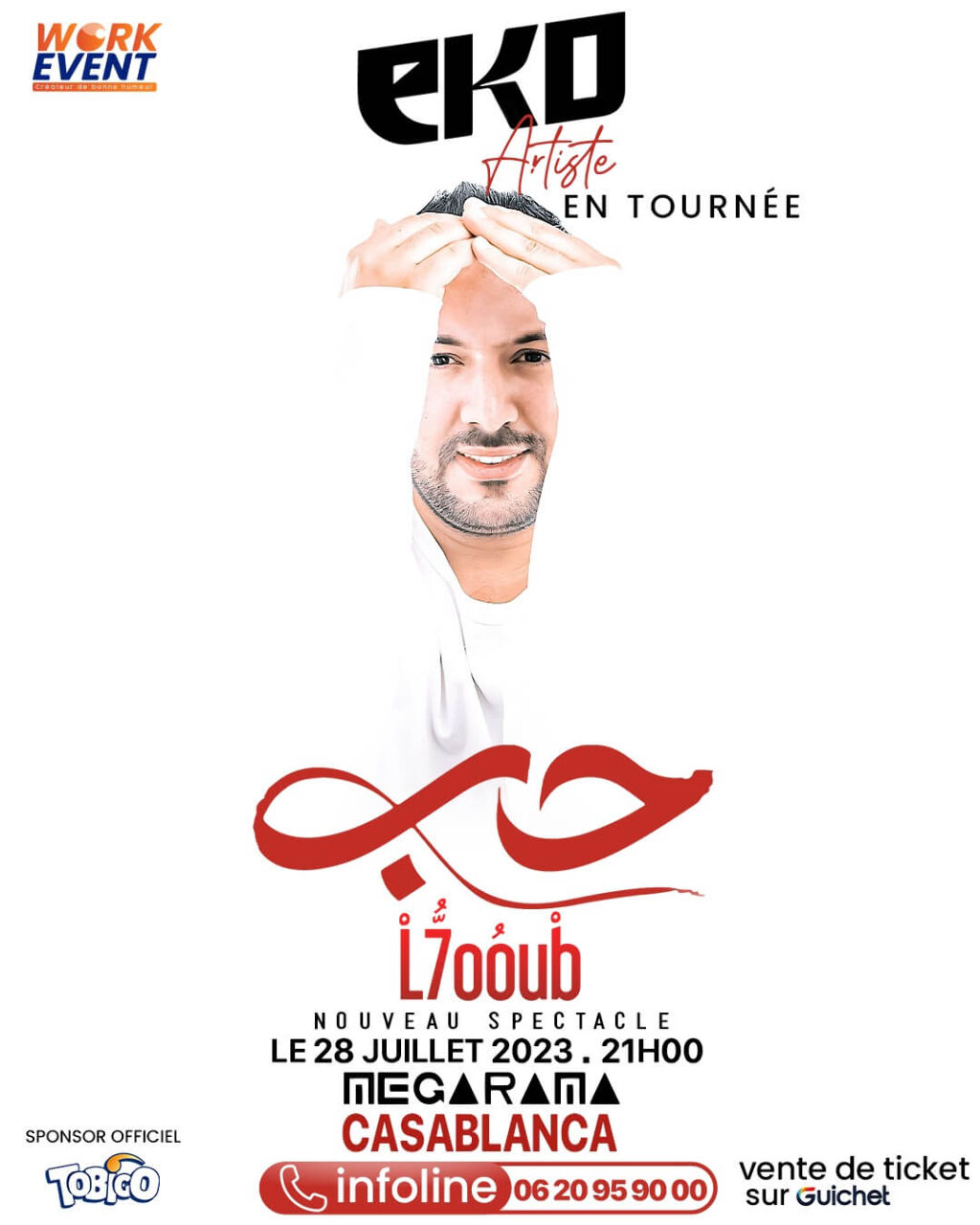 Affiche de EKO «L7oub » à Casablanca