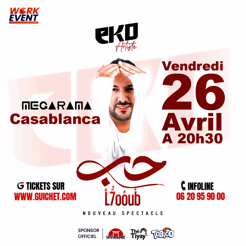 Affiche de EKO «L7oub » à Casablanca