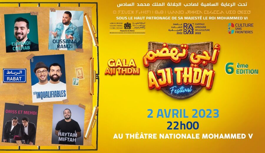 Affiche de Festival Aji T'hdm - Le Gala Marocain
