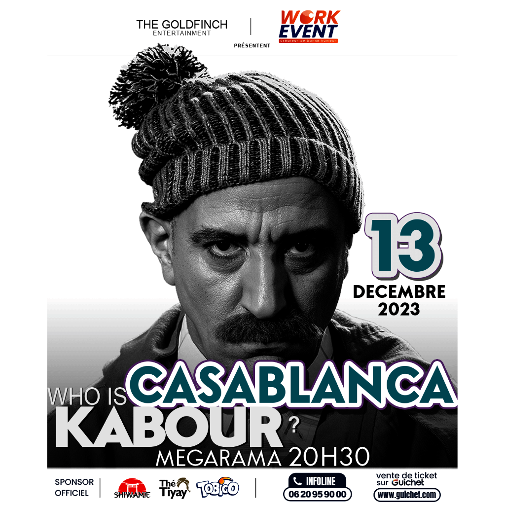 Affiche de Hassan El Fad "Who Is Kabour" à Casablanca