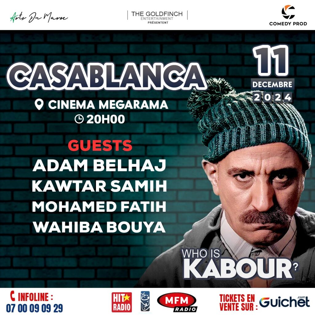 Affiche de Hassan El Fad "Who Is Kabour" à Casablanca
