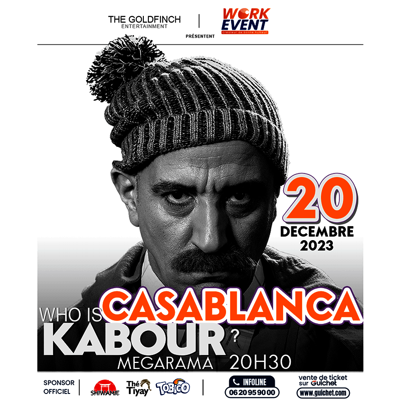 Affiche de Hassan El Fad "Who Is Kabour" à Casablanca