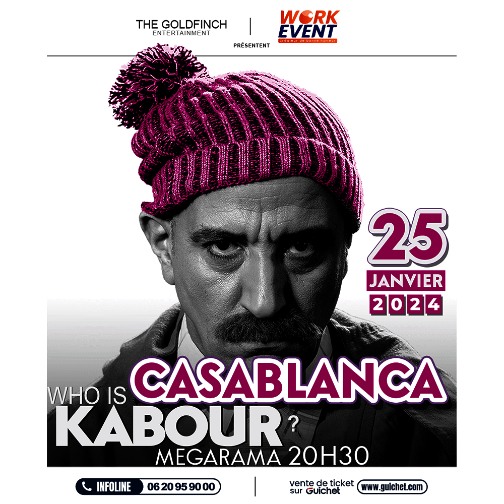 Affiche de Hassan El Fad "Who Is Kabour" à Casablanca