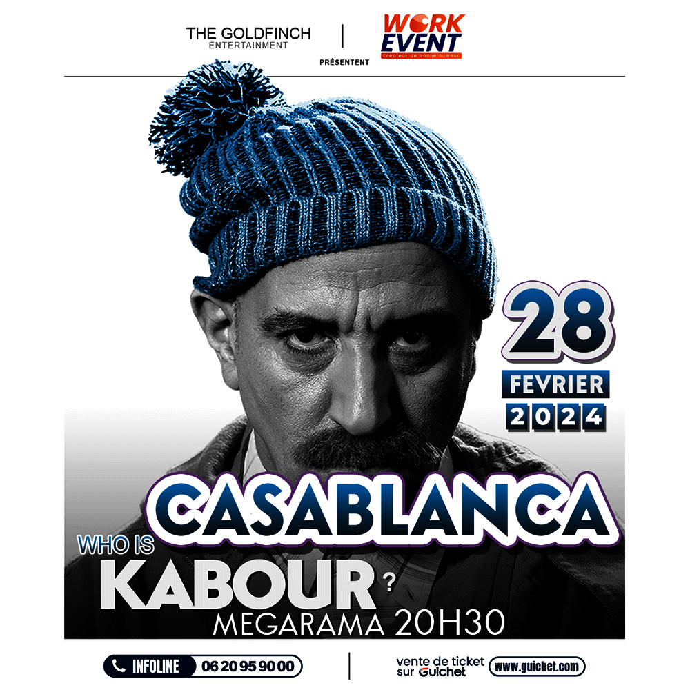 Affiche de Hassan El Fad "Who Is Kabour" à Casablanca