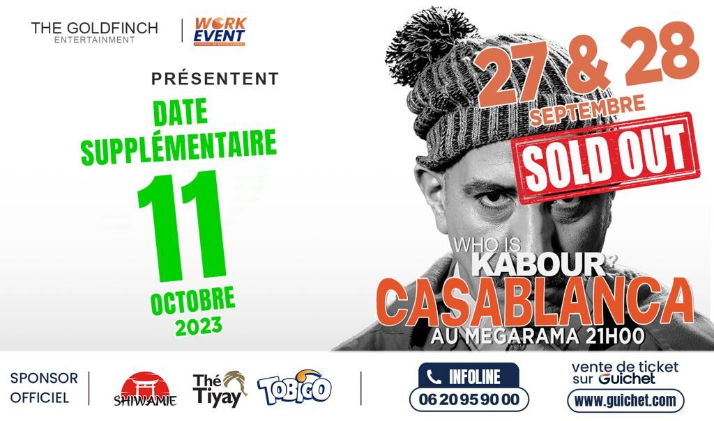 Affiche de Hassan El Fad "Who Is Kabour" à Casablanca