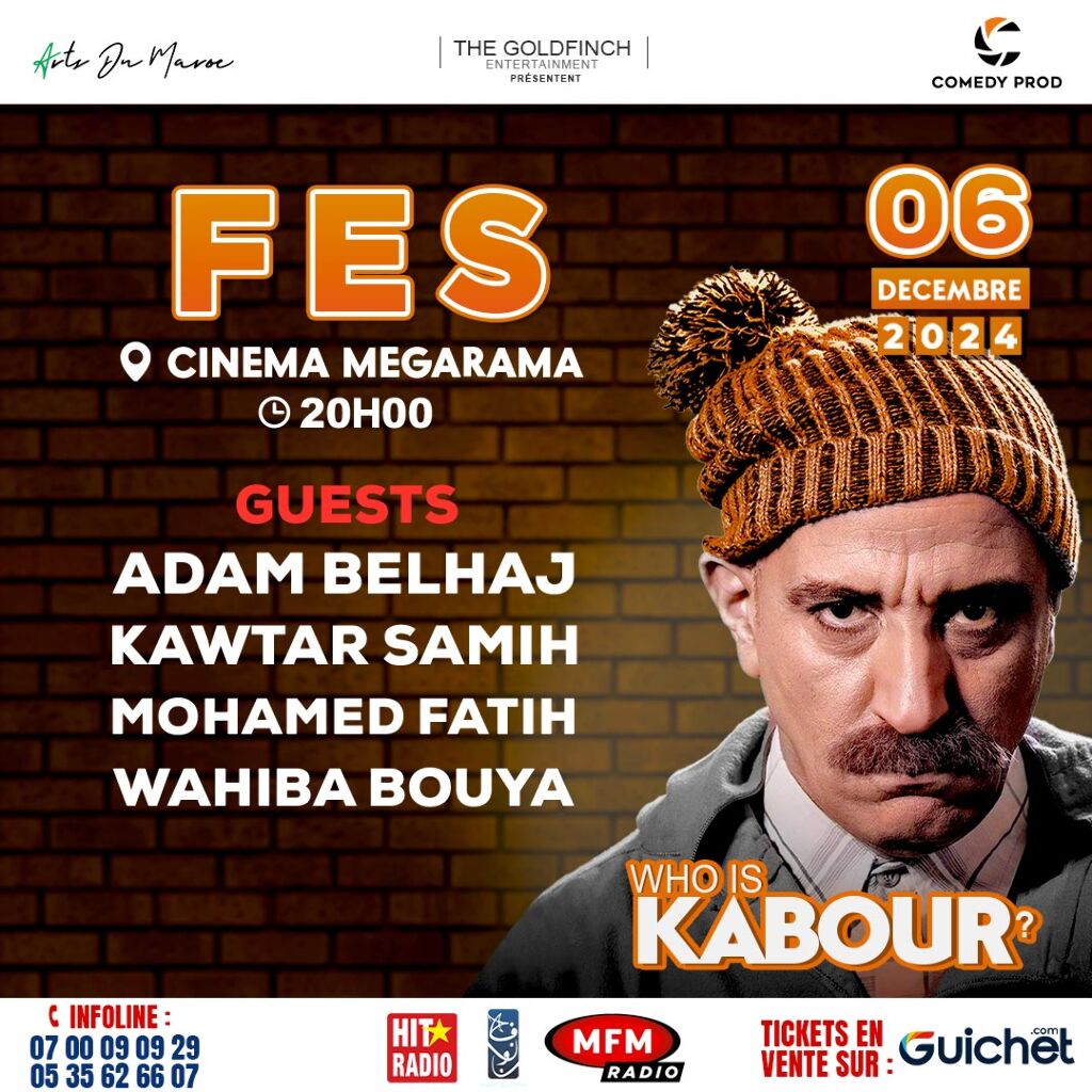 Affiche de Hassan El Fad "Who Is Kabour" à Fés