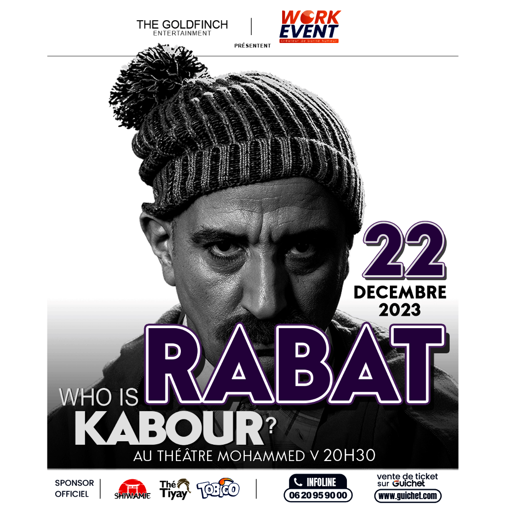 Affiche de Hassan El Fad "Who Is Kabour" à Rabat
