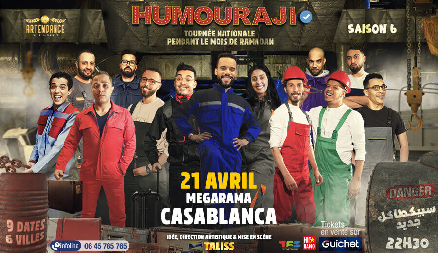 Affiche de Humouraji à Casablanca / 21 Avril