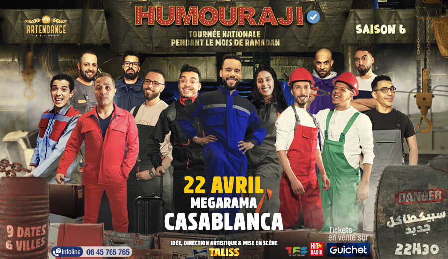 Affiche de Humouraji à Casablanca / 22 Avril
