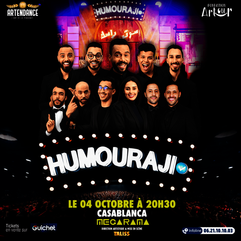 Affiche de Humouraji à Casablanca (04 Oct)