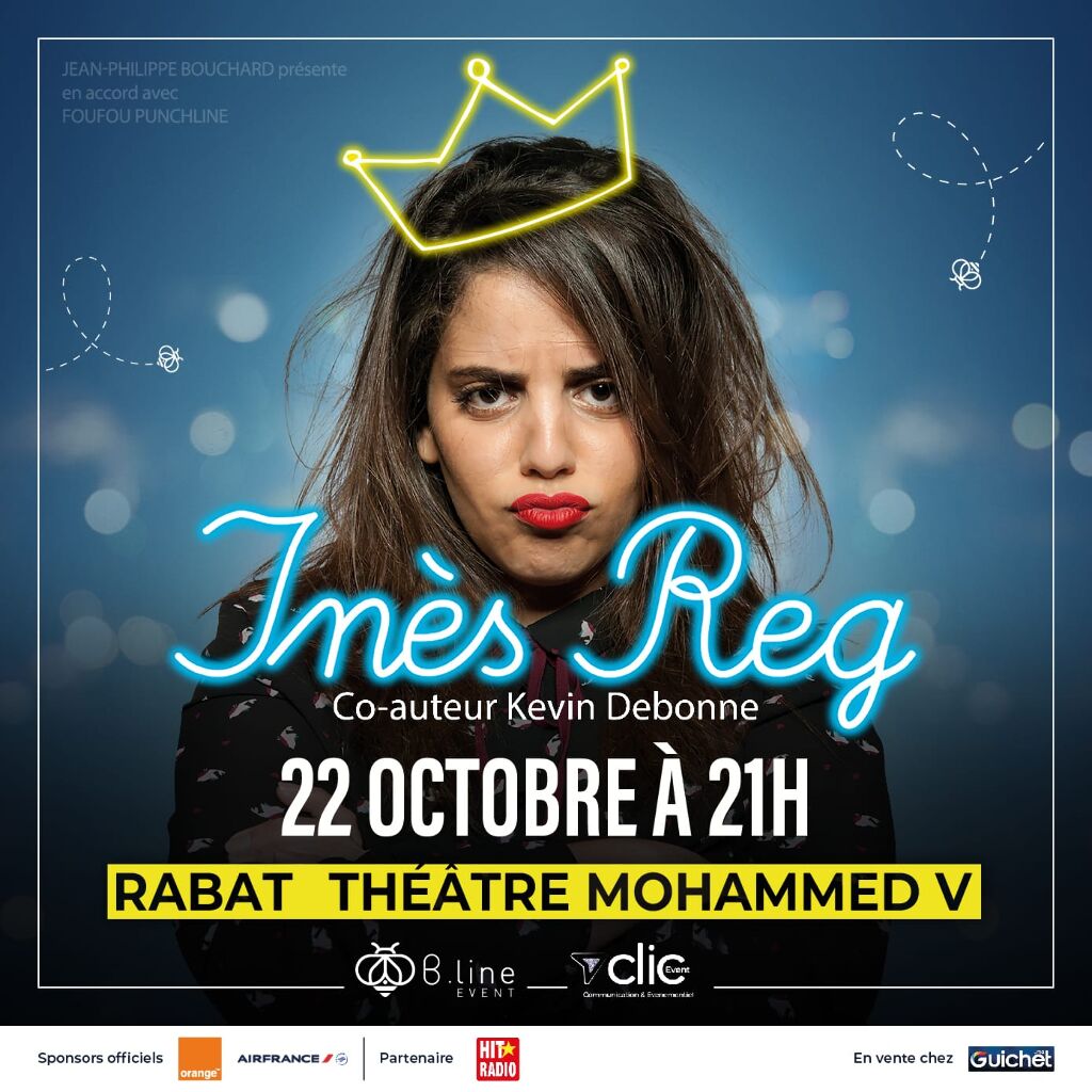 Affiche de INES REG à Rabat