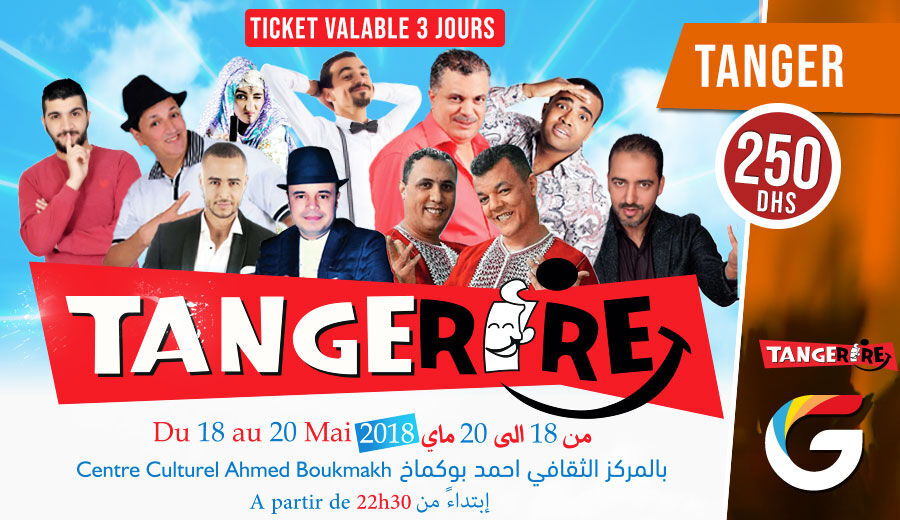 Festival du rire TANGER : 3 jours d'humour Non Stop !