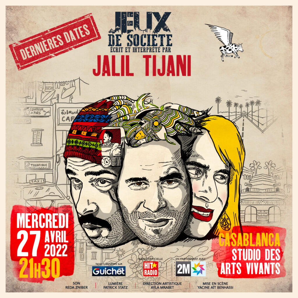 Affiche de Jalil Tijani à Casablanca (27 Avril)