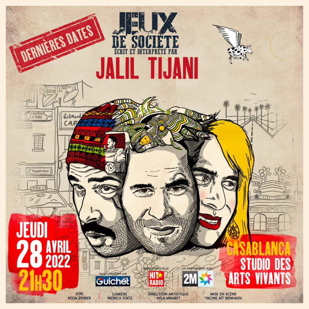 Affiche de Jalil Tijani à Casablanca (28 Avril)
